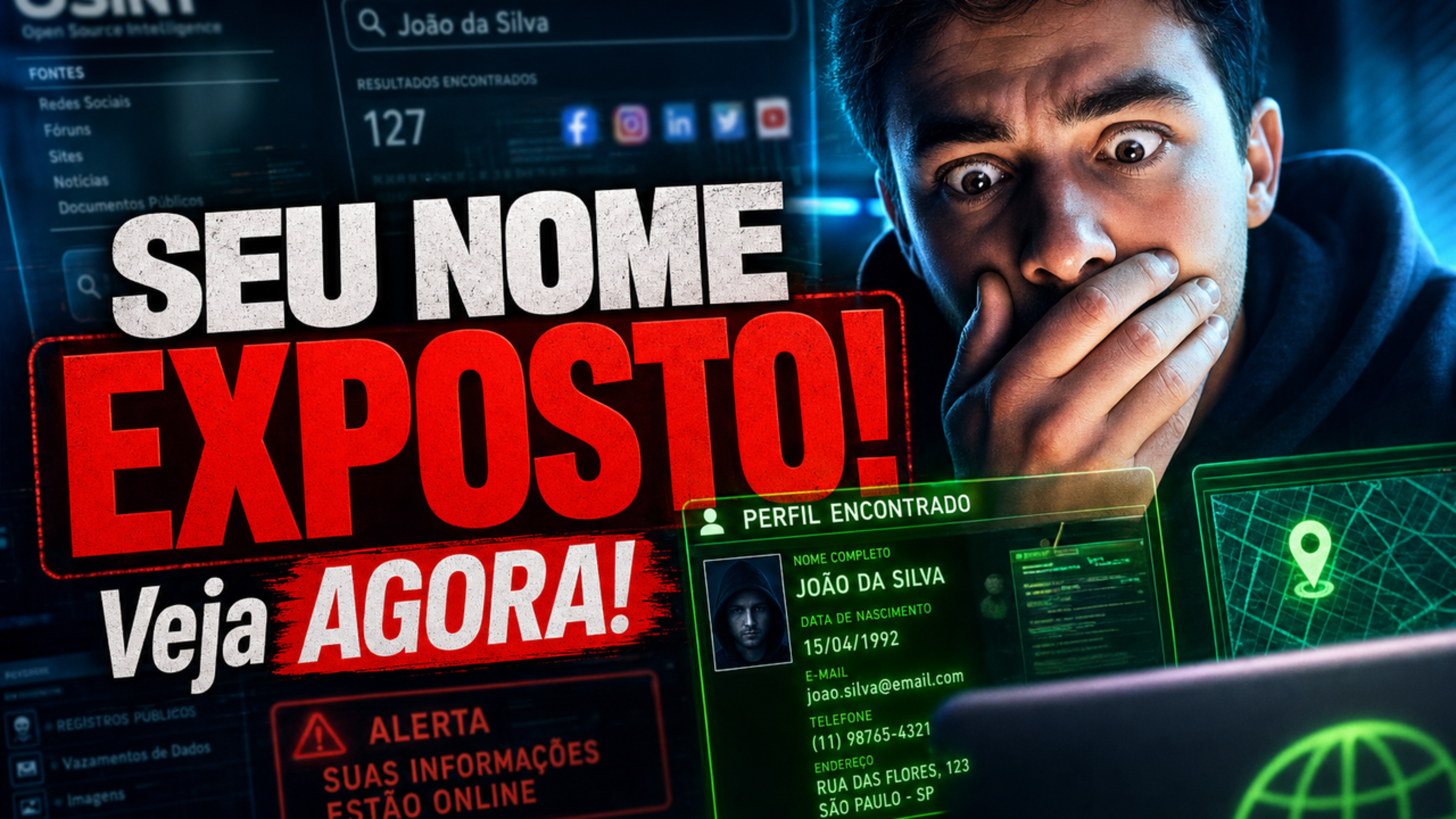Thumbnail criada com IA: Seu nome exposto, veja agora